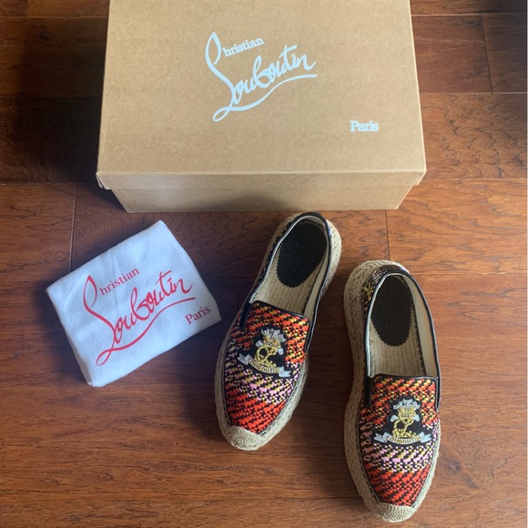 Christian Louboutin Espananou Cruise Multi Flat | Size 38 - Picture 15 of 15